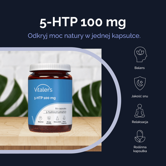 Vitaler's Ekstrakty 5-HTP 100 mg - 60 kapsułek
