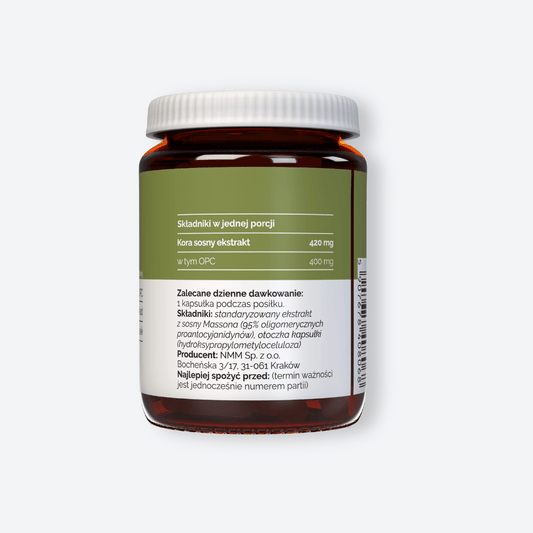 Vitaler's Antyoksydanty Kora sosny OPC 420 mg - 60 kapsułek