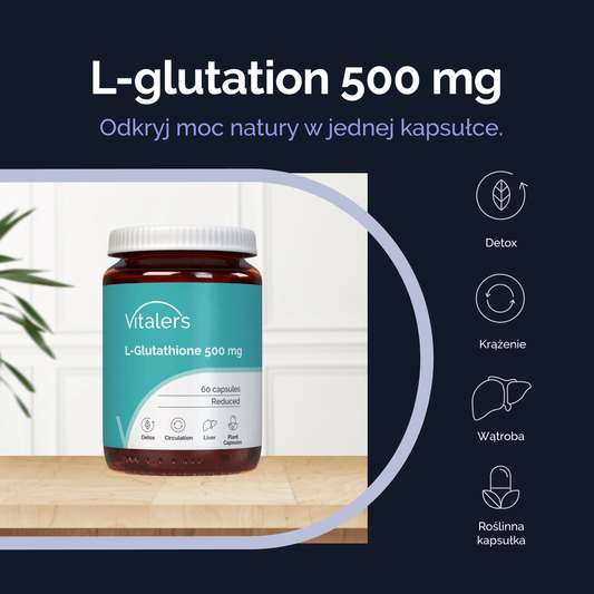 Vitaler's Aminokwasy L-Glutathione 500 mg - 60 kapsułek