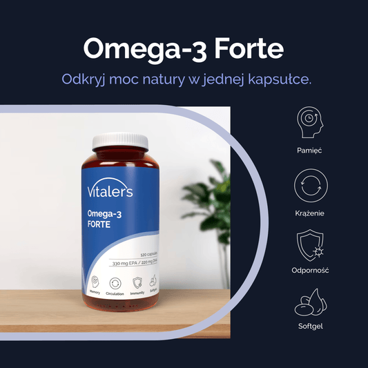 Vitaler's Omega Omega-3 FORTE 1000 mg - 120 kapsułek
