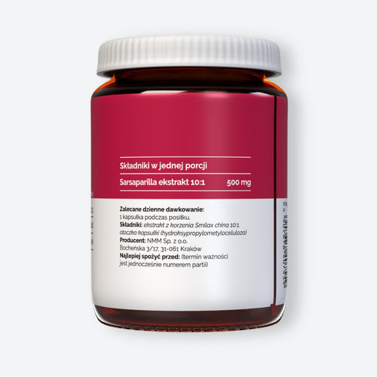 Vitaler's Witaminy i suplementy diety Vitaler's Sarsaparilla 500 mg - 60 Kapsułek