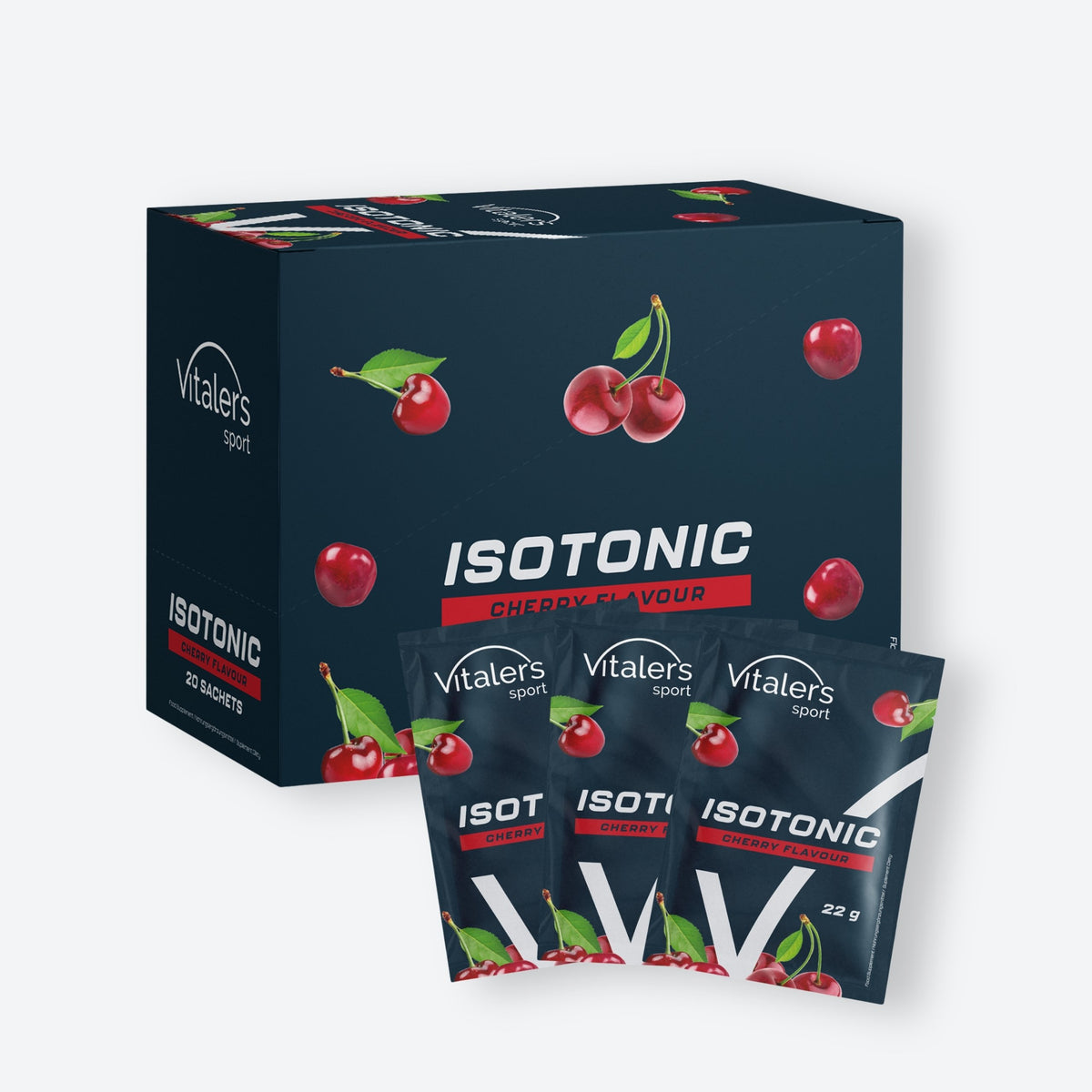 Vitaler's Sport Izotonik, wiśnia - 20 sztuk x 22 g
