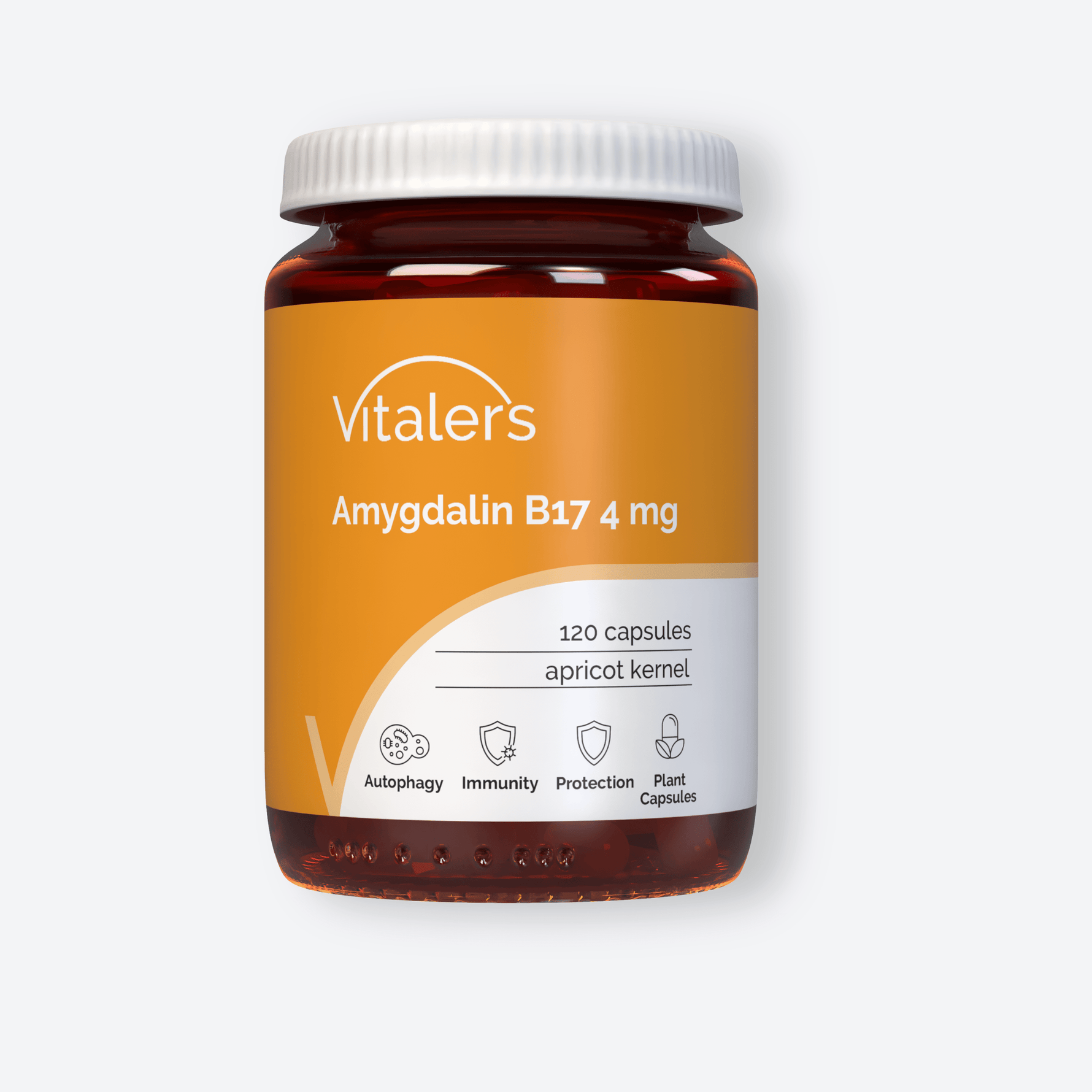 Vitaler's Ekstrakty Amigdalin B17 4 mg - 120 kapsułek