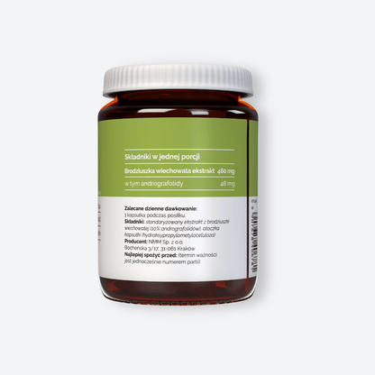 Vitaler's Ekstrakty Andrographis 480 mg - 60 kapsułek