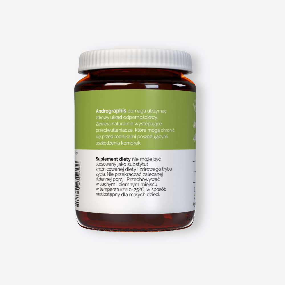 Vitaler's Ekstrakty Andrographis 480 mg - 60 kapsułek