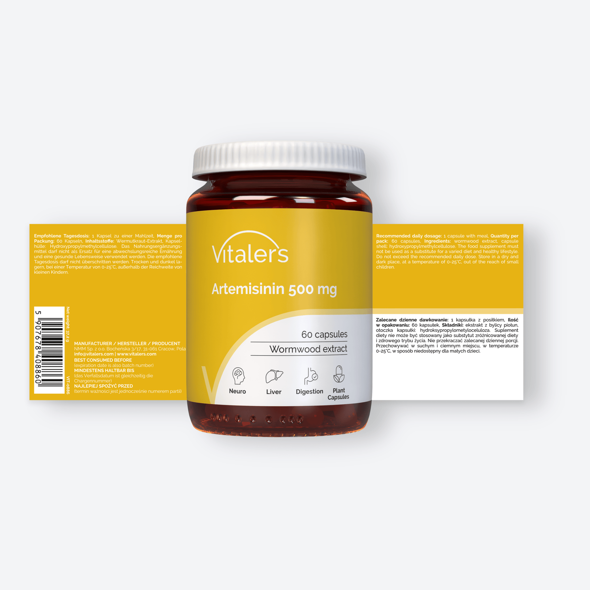 Vitaler's Ekstrakty Artemizyna 400 mg - 60 kapsułek