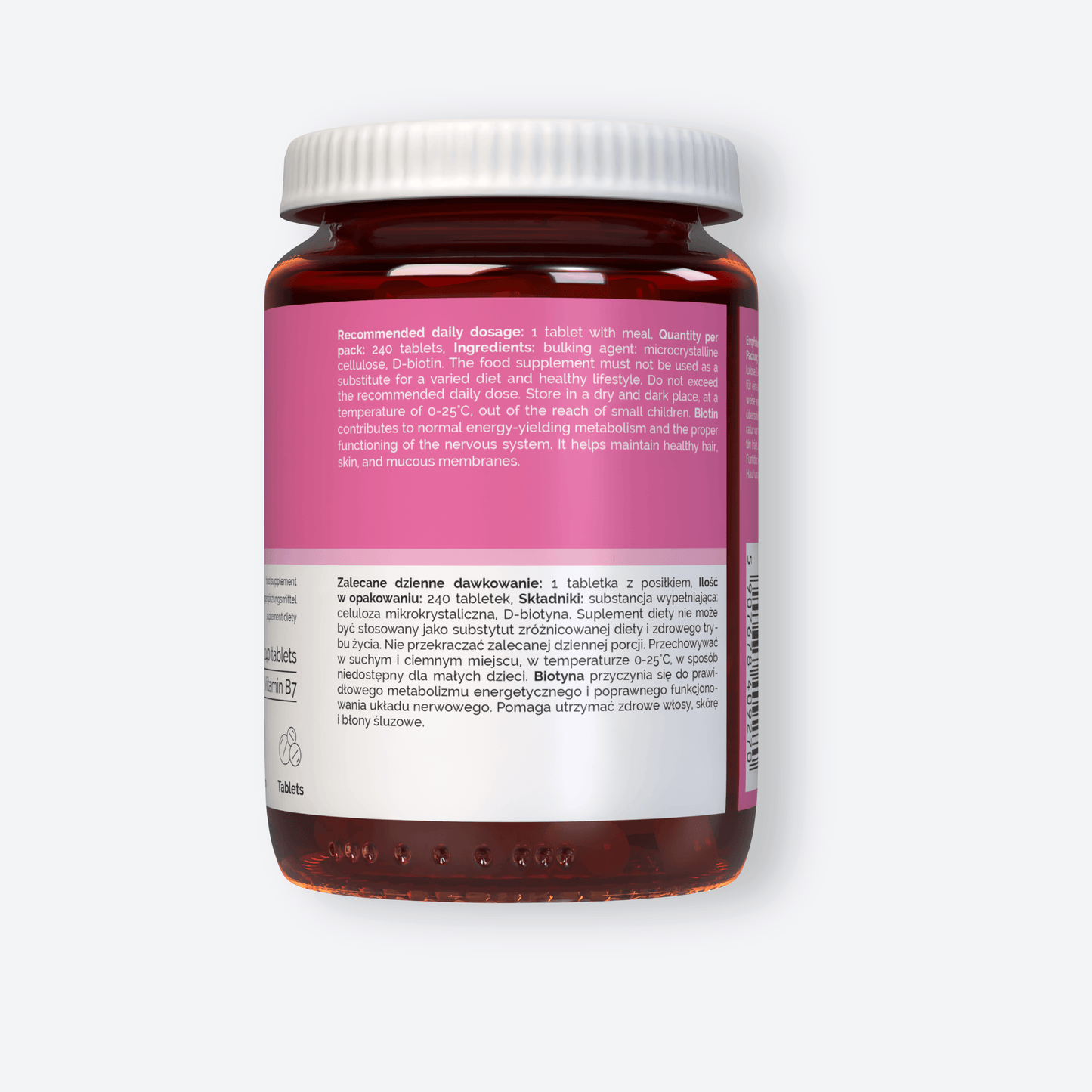 Vitaler's Witaminy Biotyna 2500 µg - 240 tabletek