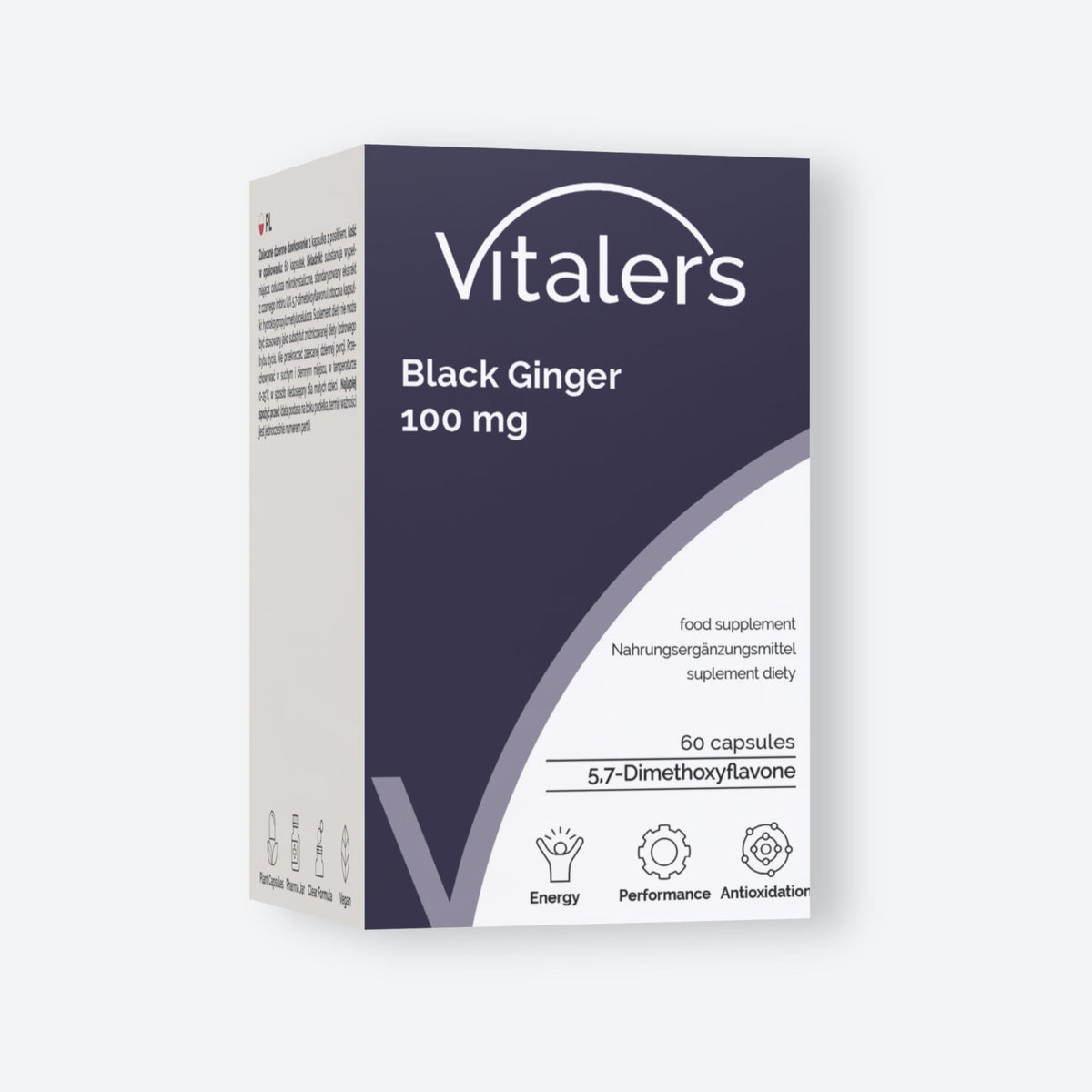 Vitaler's Ekstrakty Black Ginger 100 mg - 60 kapsułek