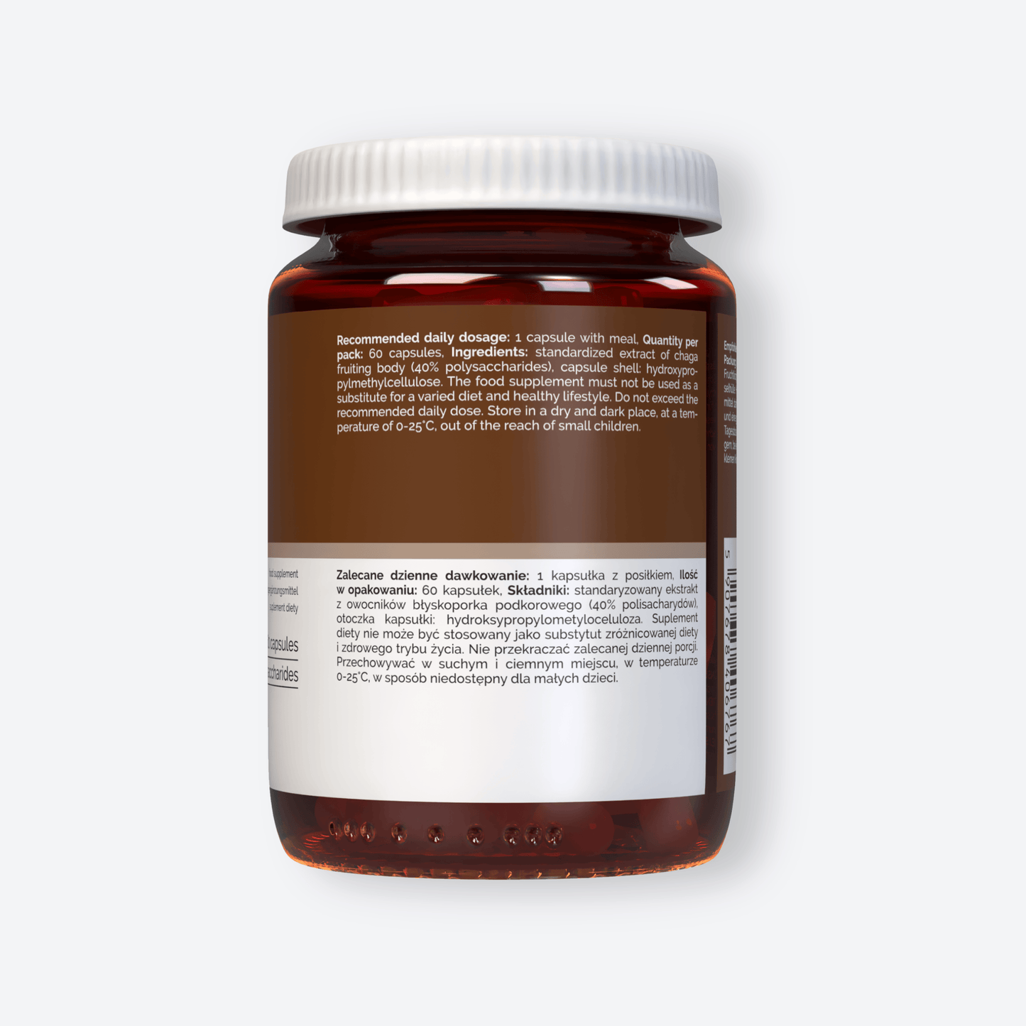 Vitaler's Ekstrakty Chaga 500 mg - 60 kapsułek