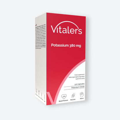 Vitaler's Minerały Cytrynian Potasu 380 mg - 120 kapsułek