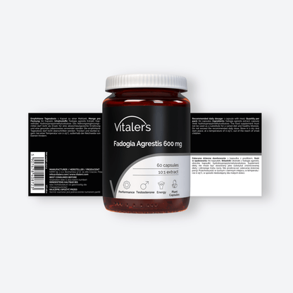 Vitaler's Ekstrakty Fadogia agrestis 600 mg - 60 kapsułek