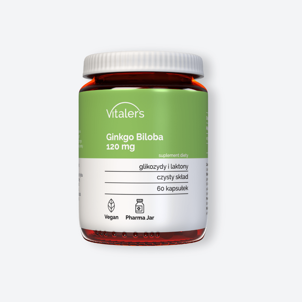 Vitaler's Ekstrakty Ginkgo Biloba 120 mg - 60 kapsułek