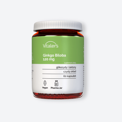 Vitaler's Ekstrakty Ginkgo Biloba 120 mg - 60 kapsułek