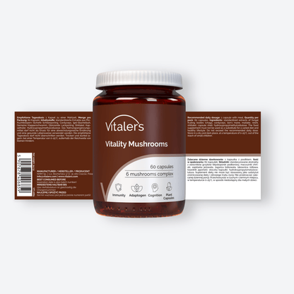 Vitaler's Ekstrakty Grzyby witalne - 60 kapsułek