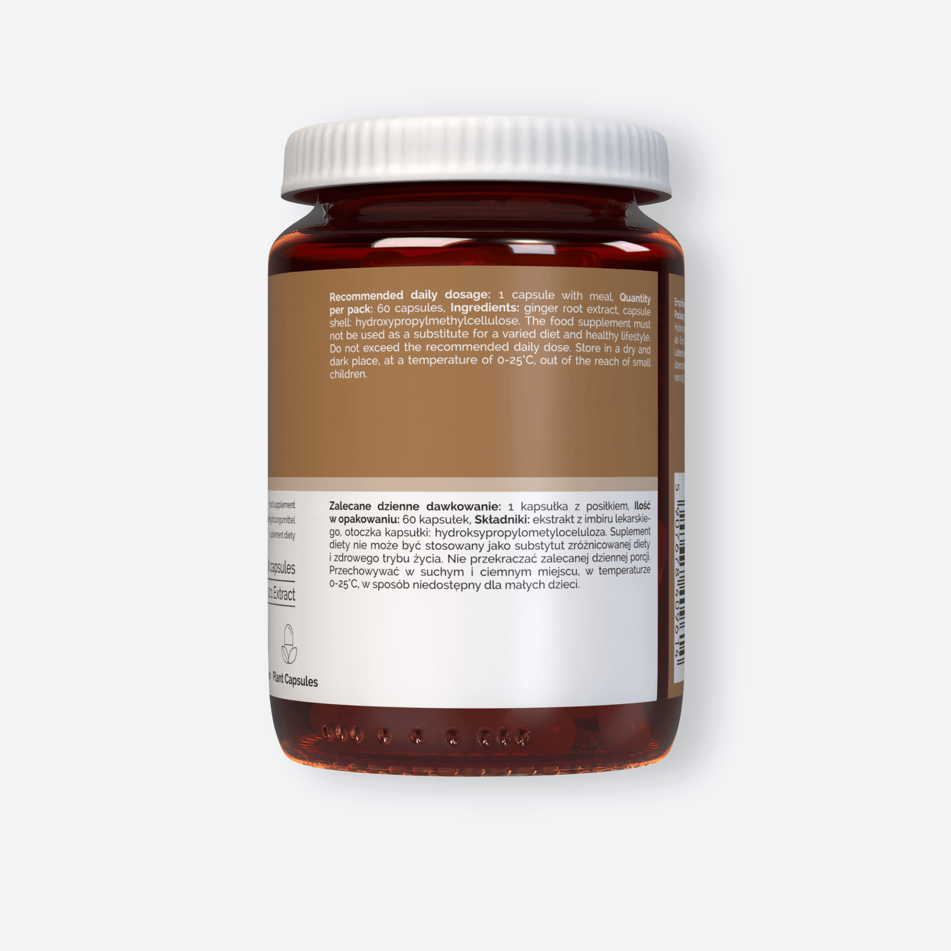 Vitaler's Ekstrakty Imbir lekarski 500 mg - 60 kapsułek