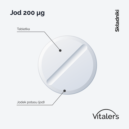 Vitaler's Minerały Jod 200 mcg - 120 tabletek