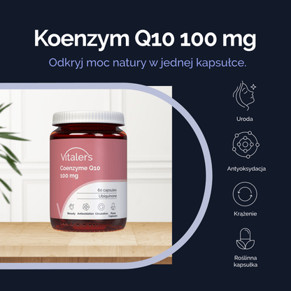 Vitaler's Antyoksydanty Koenzym Q10 100 mg - 60 kapsułek