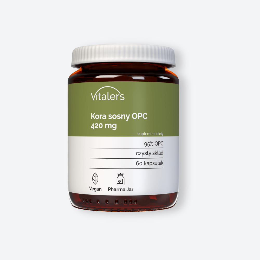 Vitaler's Antyoksydanty Kora sosny OPC 420 mg - 60 kapsułek