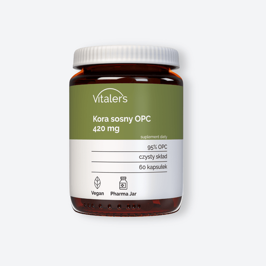 Vitaler's Antyoksydanty Kora sosny OPC 420 mg - 60 kapsułek