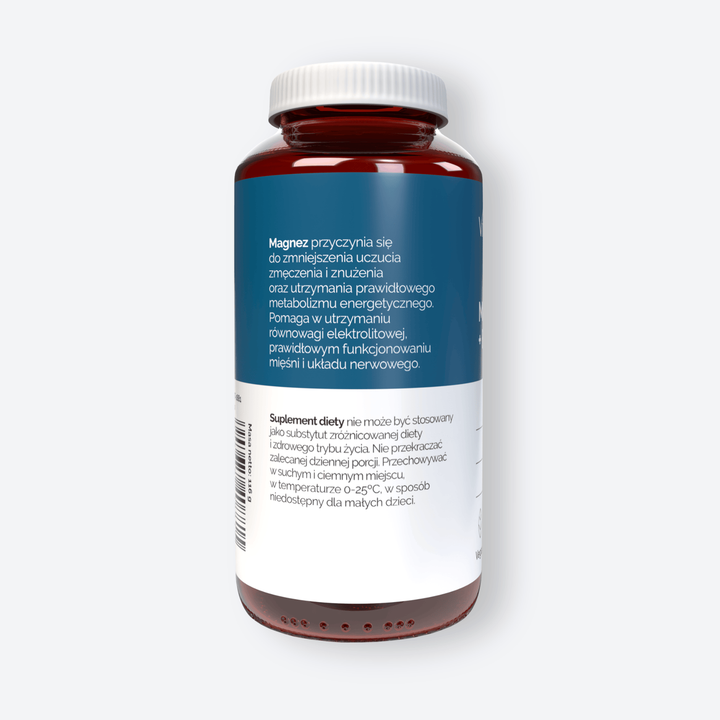 Vitaler's Minerały Magnez 125 mg + Witamina B6 6 mg - 120 kapsułek