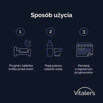 Vitaler's Specjalistyczne Melatonina 1 mg - 240 tabletek