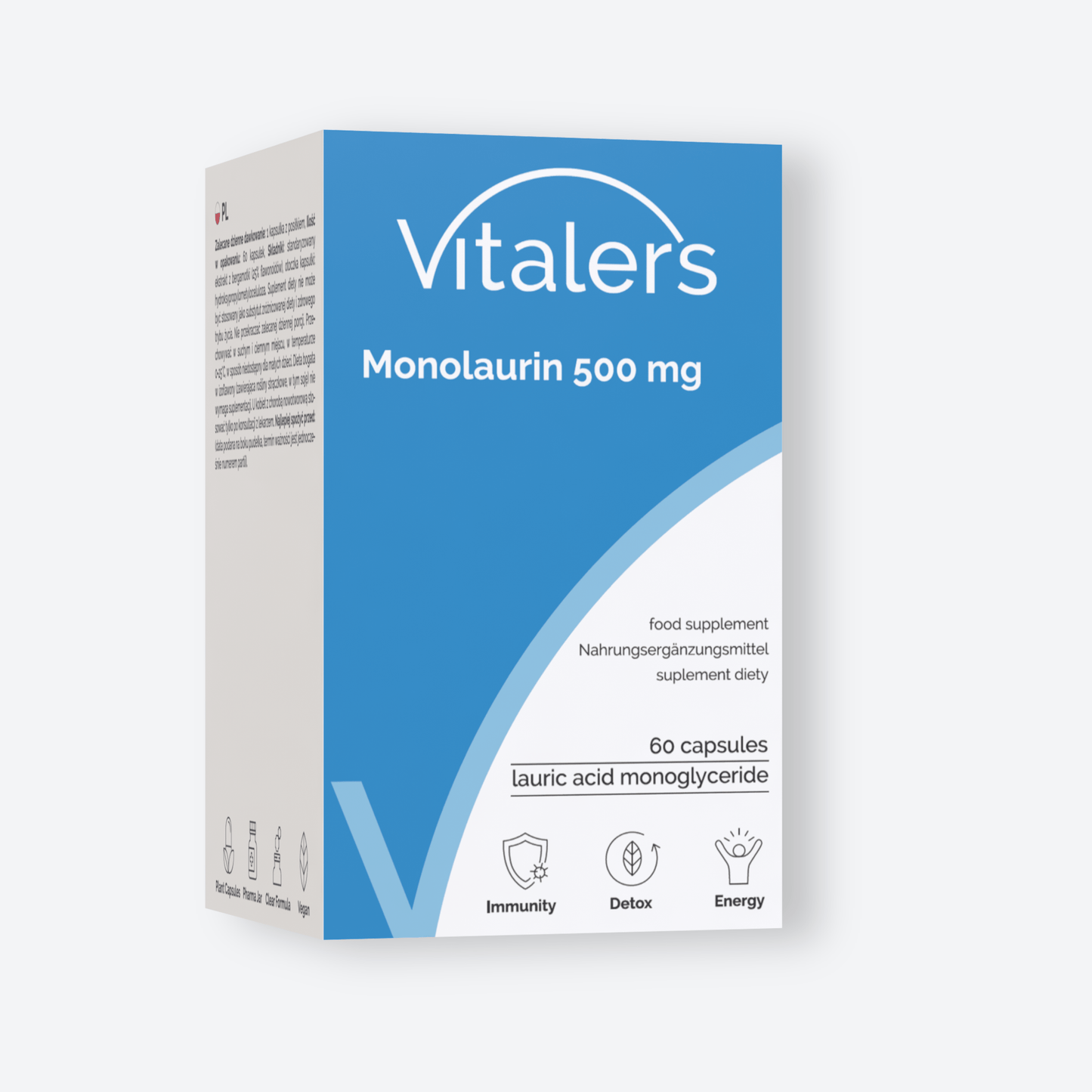 Vitaler's Specjalistyczne Monolauryna 500 mg - 60 kapsułek