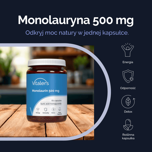 Vitaler's Specjalistyczne Monolauryna 500 mg - 60 kapsułek
