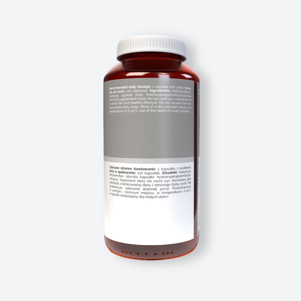 Vitaler's Specjalistyczne MSM (Siarka organiczna) 700 mg - 120 kapsułek