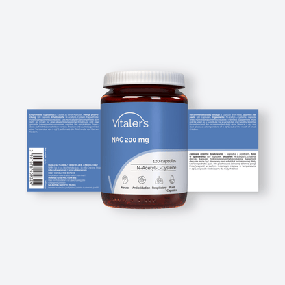 Vitaler's Aminokwasy NAC 200 mg - 60 kapsułek