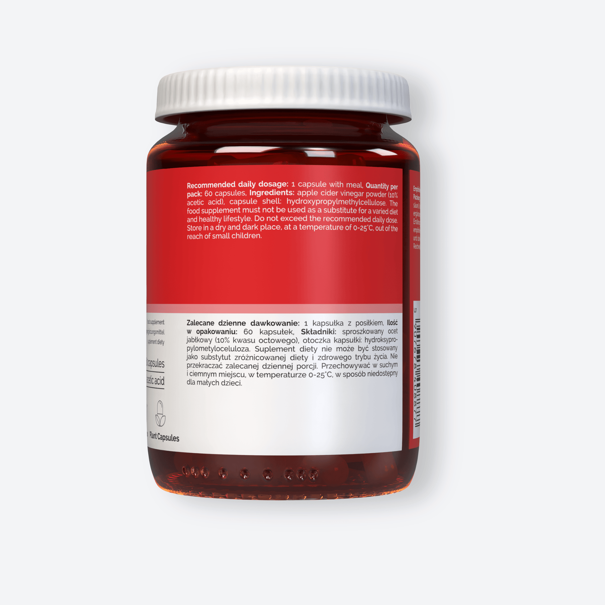 Vitaler's Specjalistyczne Ocet jabłkowy 650 mg - 60 kapsułek