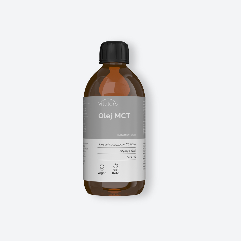 Vitaler's Omega Olej MCT naturalny - 500 ml