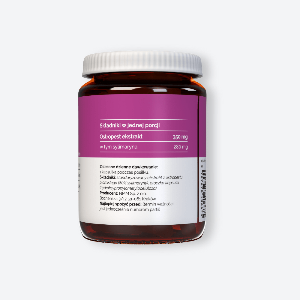 Vitaler's Ekstrakty Ostropest Plamisty 350 mg - 60 kapsułek
