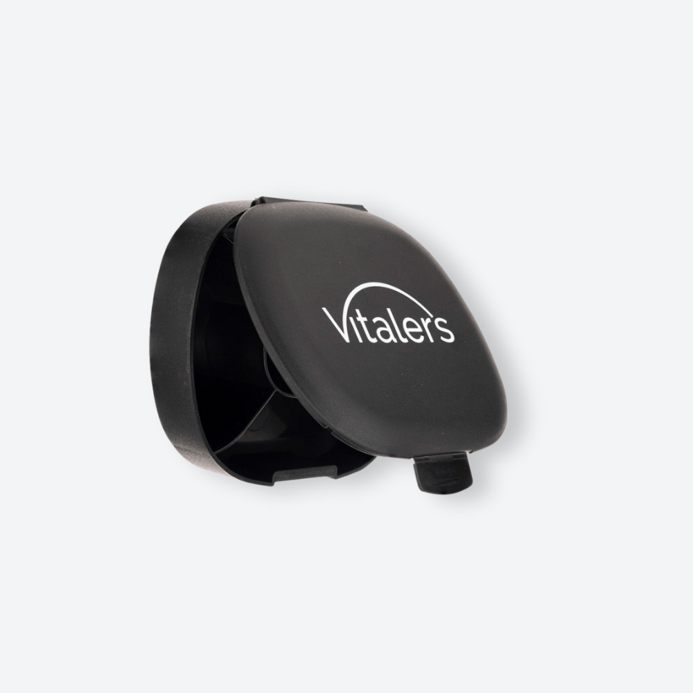 Vitaler's Akcesoria Pillbox pojemnik na tabletki - czarny