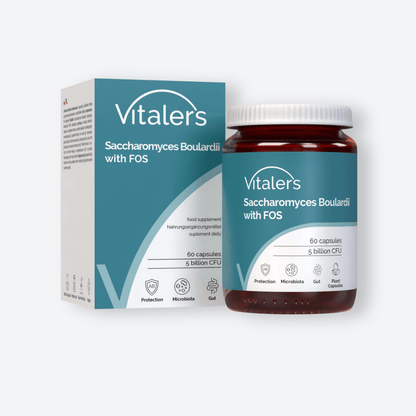 Vitaler's Probiotyki Saccharomyces Boulardii z FOS - 60 kapsułek