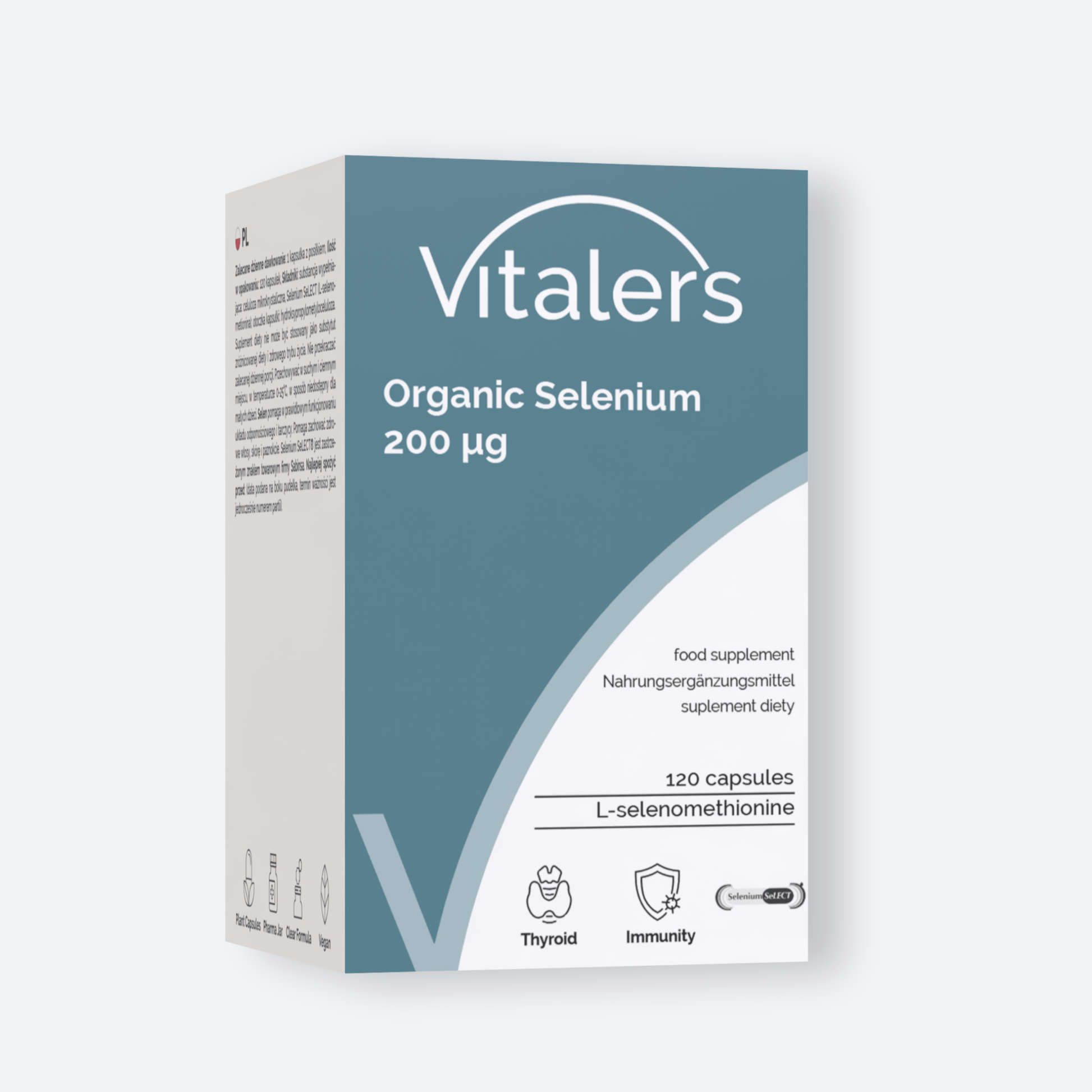 Vitaler's Minerały Selen Organiczny 200 mcg - 120 kapsułek