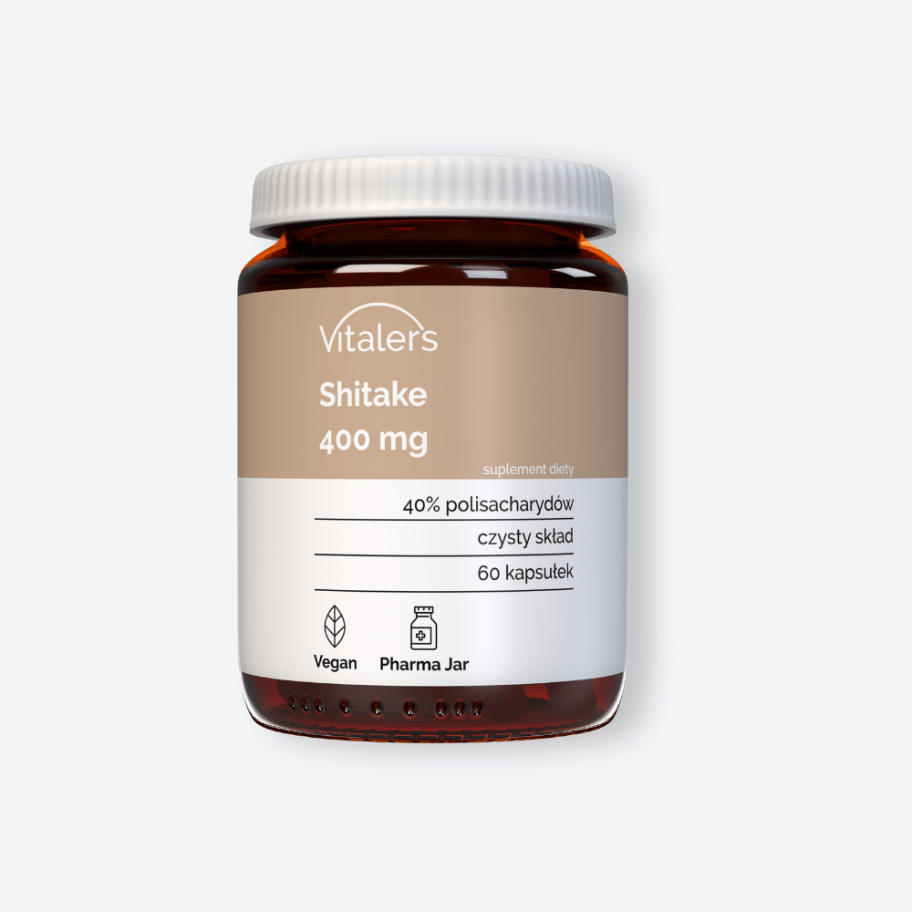 Vitaler's Ekstrakty Shiitake 400 mg - 60 kapsułek