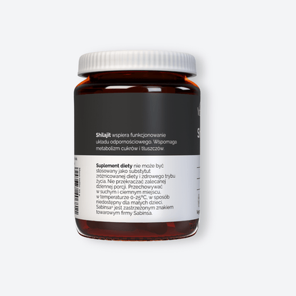 Vitaler's Ekstrakty Shilajit (Mumio ałtajskie) 400 mg - 60 kapsułek