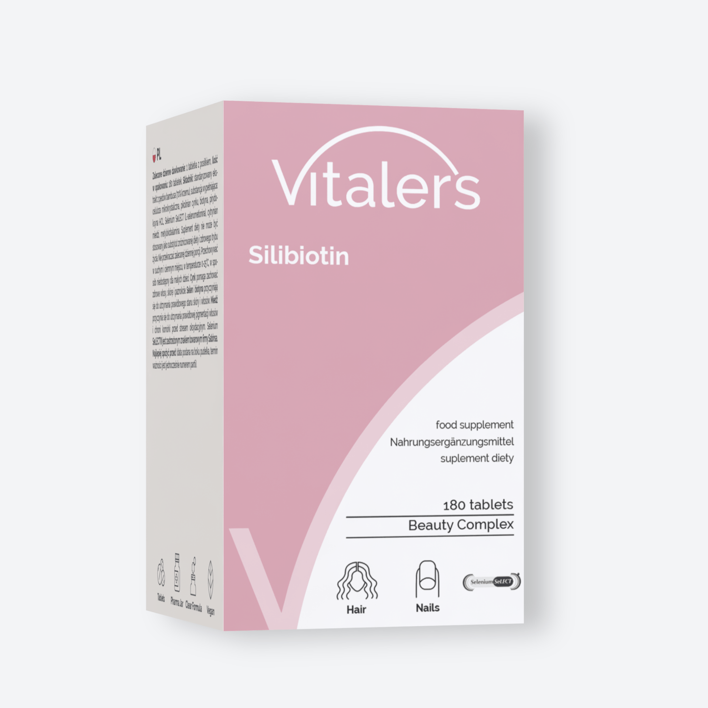 Vitaler's Specjalistyczne Silibiotin (Skóra, Włosy, Paznokcie) - 180 tabletek