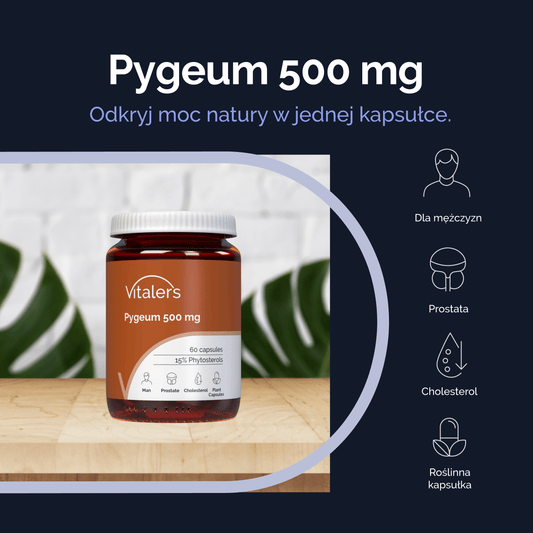 Vitaler's Ekstrakty Śliwa Afrykańska 500 mg - 60 kapsułek