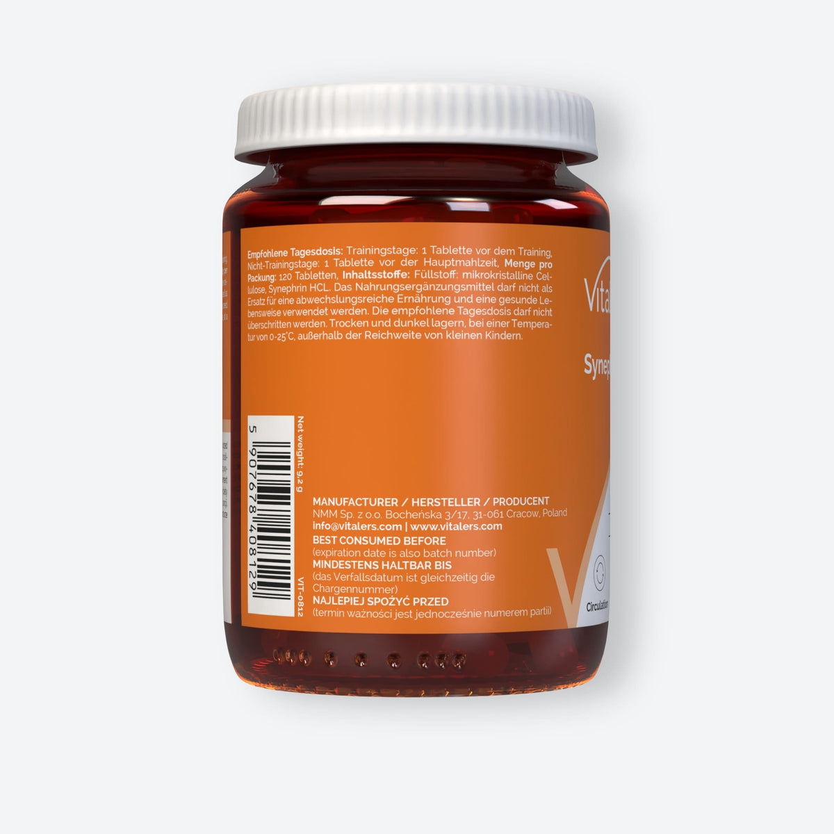 Vitaler's Specjalistyczne Synefryna 10 mg - 120 tabletek