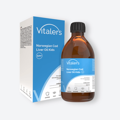 Vitaler's Omega Tran Norweski Junior Omega-3 1200 mg dla dzieci - 250 ml