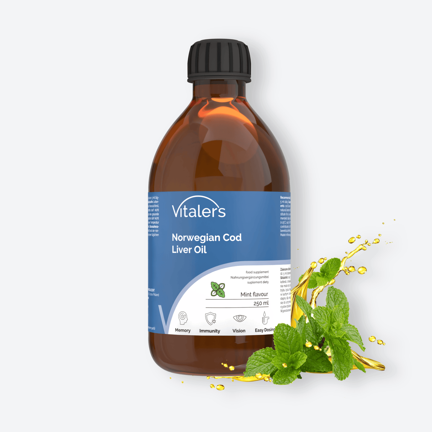 Vitaler's Omega Tran Norweski Omega-3 1200 mg - 250 ml