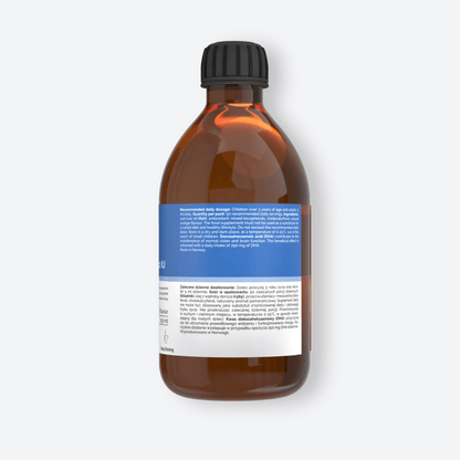 Vitaler's Omega Tran Norweski Omega-3 1200 mg + Witamina D3 2000 IU, Pomarańczowy - 250 ml