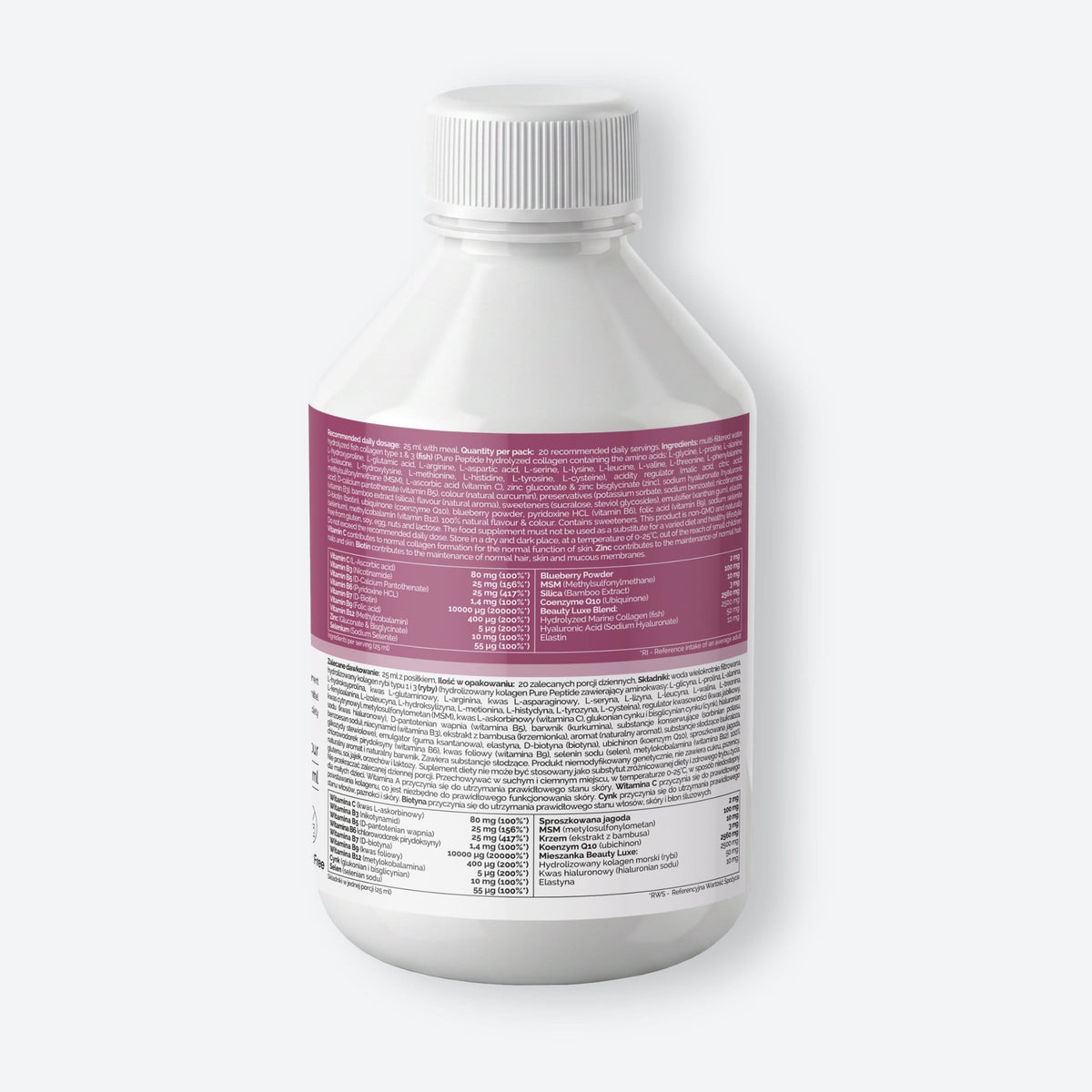 Vitaler's Kolagen Vitaler's Collagen Beauty Complex, kolagen w płynie, pomarańczowy - 500 ml