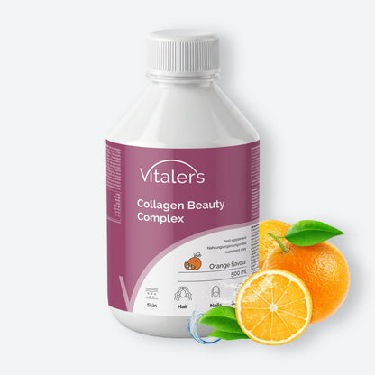 Vitaler's Kolagen Vitaler's Collagen Beauty Complex, kolagen w płynie, pomarańczowy - 500 ml