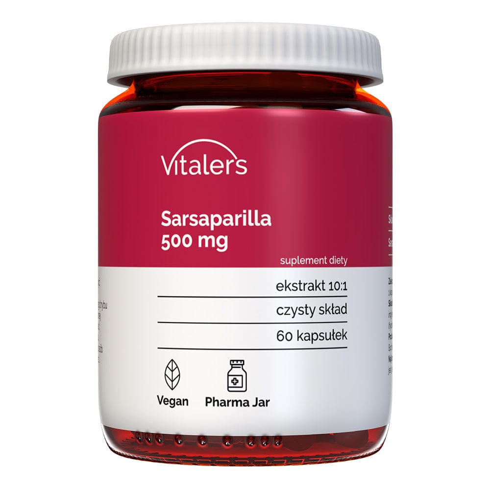 Vitaler's Witaminy i suplementy diety Vitaler's Sarsaparilla 500 mg - 60 Kapsułek
