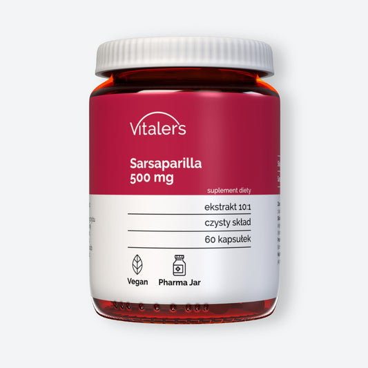 Vitaler's Witaminy i suplementy diety Vitaler's Sarsaparilla 500 mg - 60 Kapsułek