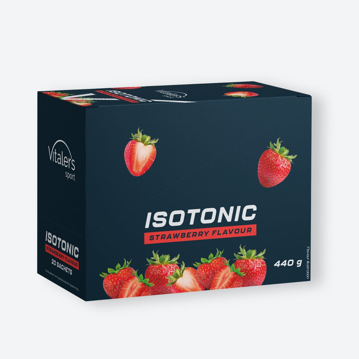 Vitaler's Sport Vitaler's Sport Izotonik, truskawka - 20 sztuk x 22 g