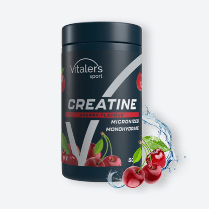 Vitaler's Sport Wiśnia Mikronizowany Monohydrat Kreatyny 5000 mg - 500 g