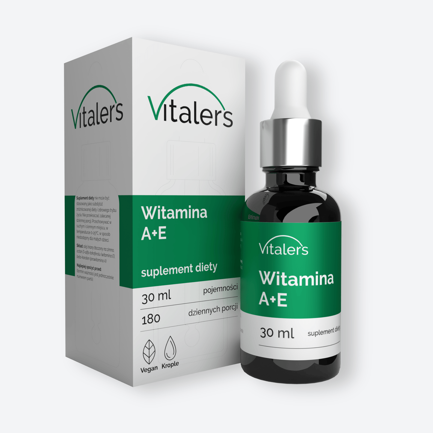 Vitaler's Witaminy Witamina A + E 800 mcg, krople - 30 ml